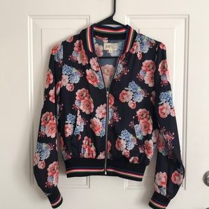 Floral light jacket
